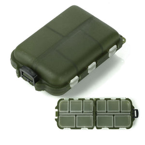 Mini Fishing Tackle Box 10 Compartments