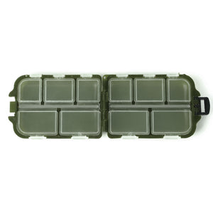 Mini Fishing Tackle Box 10 Compartments