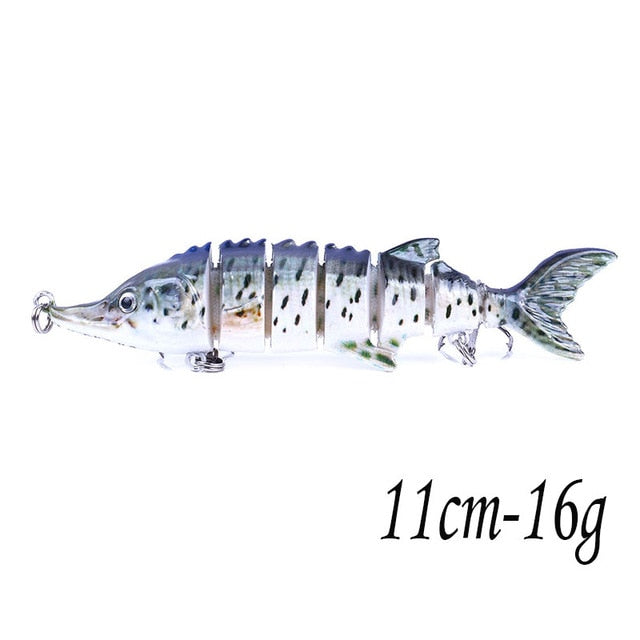 Sinking Wobblers 8 Segments Fishing Lures