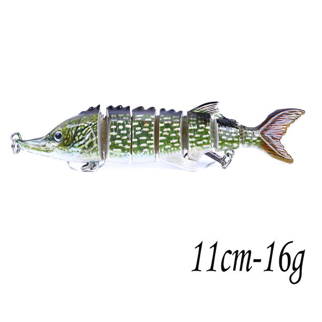 Sinking Wobblers 8 Segments Fishing Lures