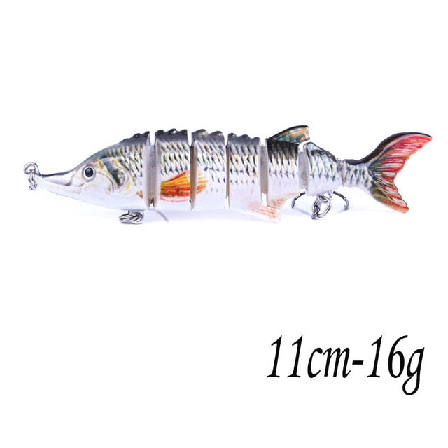 Sinking Wobblers 8 Segments Fishing Lures