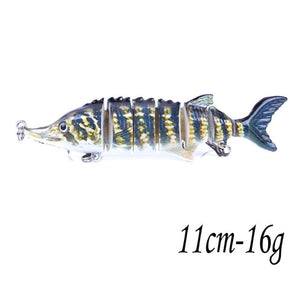 Sinking Wobblers 8 Segments Fishing Lures
