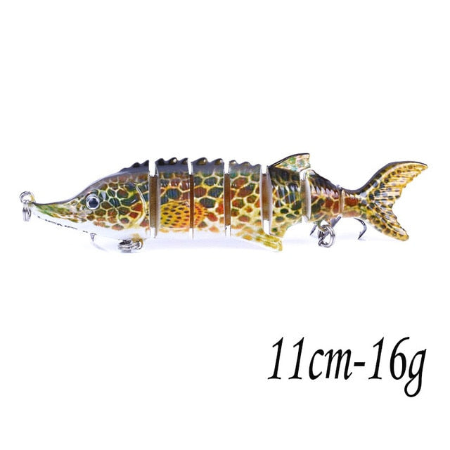 Sinking Wobblers 8 Segments Fishing Lures