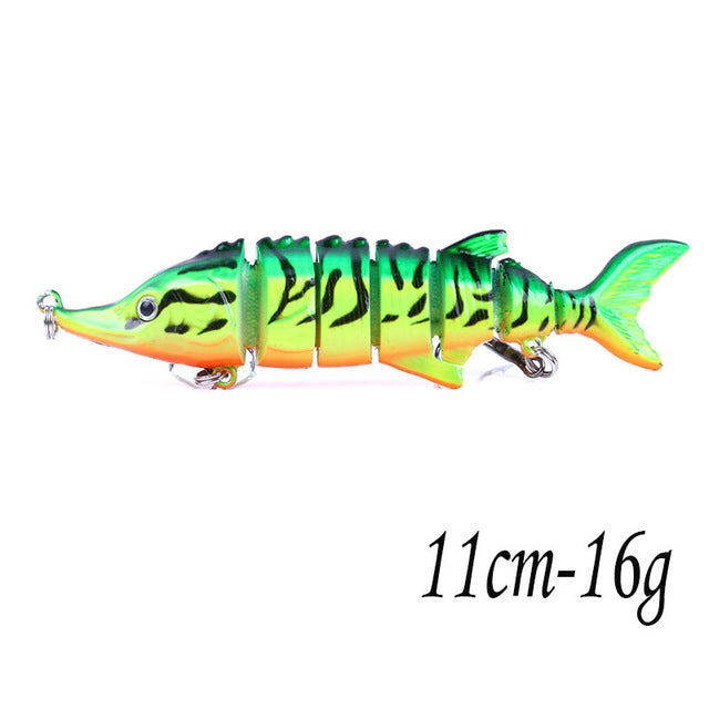 Sinking Wobblers 8 Segments Fishing Lures