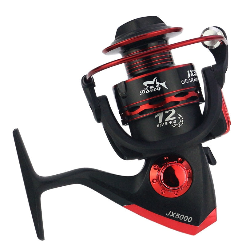 Metal Spool Spinning Fishing Reel 12BB Superior Wheel