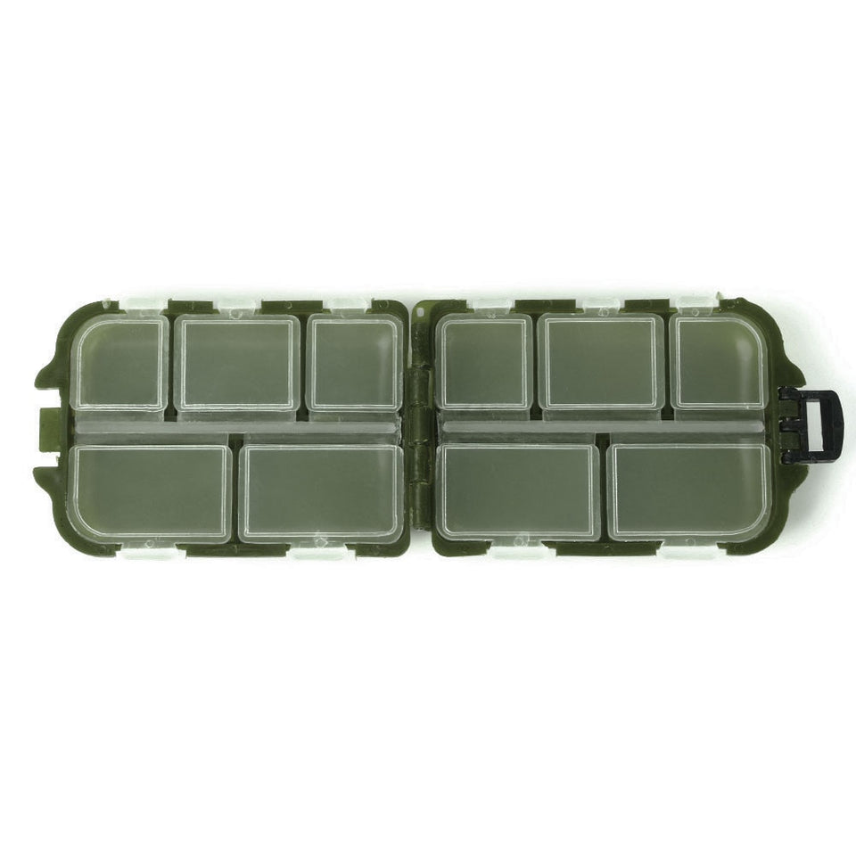 Mini Fishing Tackle Box 10 Compartments