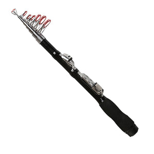 Mini portable retractable fishing rod