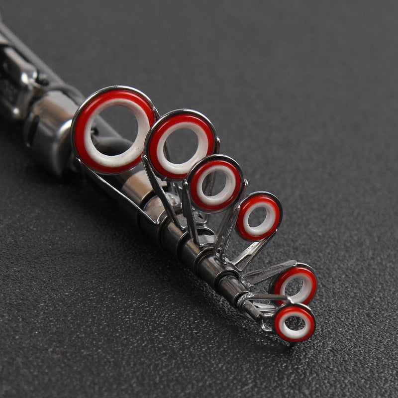 Mini portable retractable fishing rod