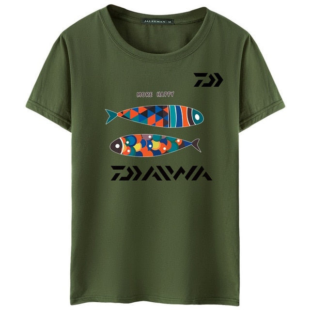 Fishing T-Shirts Jersey Short-sleeve