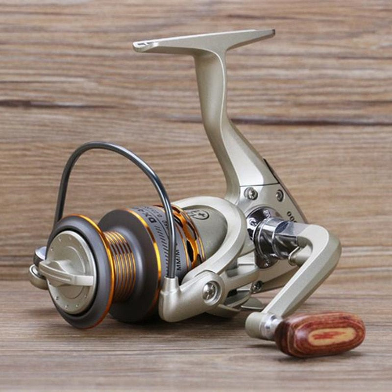 New Fishing coil Wooden handshake Fishing Reel