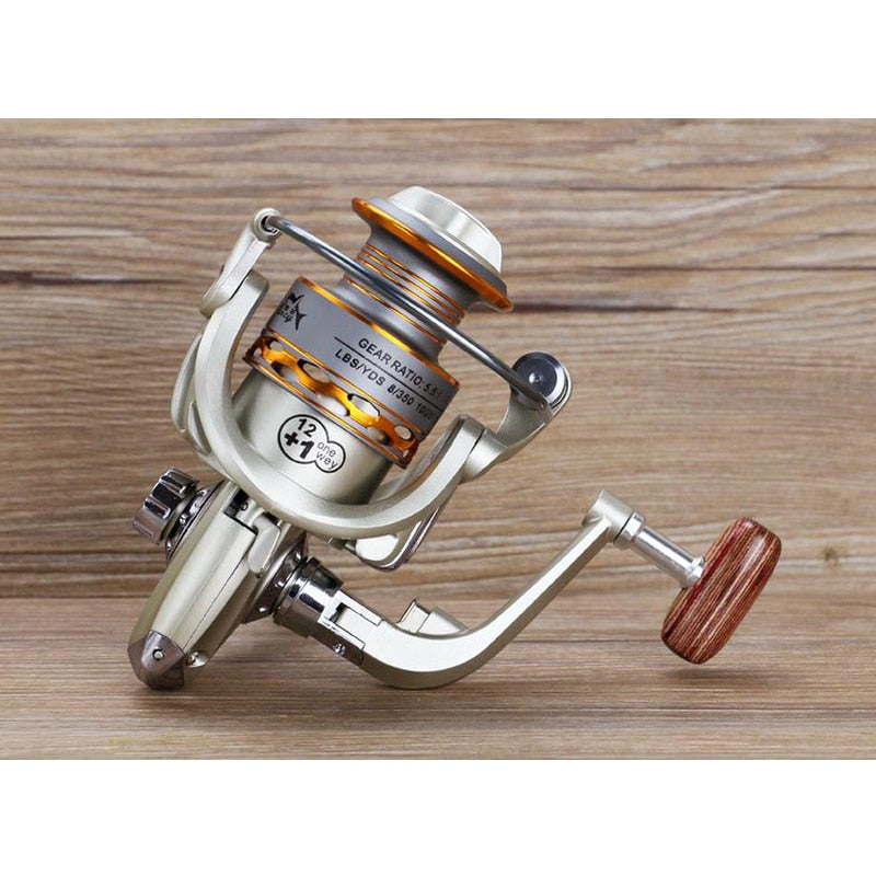 New Fishing coil Wooden handshake Fishing Reel