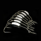 Hooks for soft fishing bait of carbon steel hooks