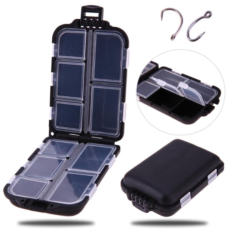 10 Compartments Mini Fishing Tackle Box
