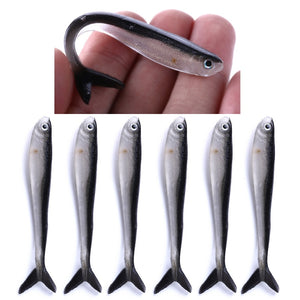 Soft Silicone Fishing Lure Minnow Saltwater