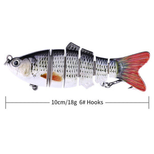 Sinking Wobblers 8 Segments Fishing Lures